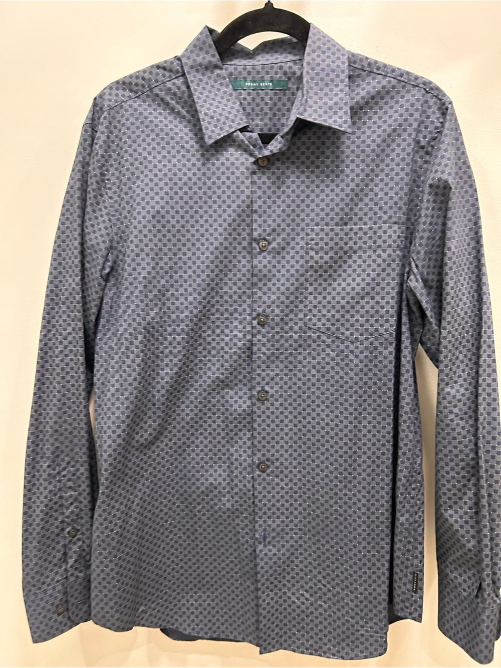 Perry Ellis Dress Shirt Long Sleeve size large